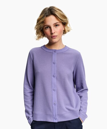 UVカット 長袖ワッフルカーディガン