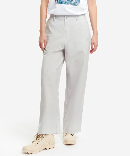 撥水 ソロテックス ワイドシルエット テックパンツ