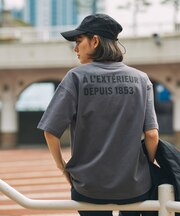 AIGLE オーバーサイズバックプリントロゴ 半袖Tシャツ