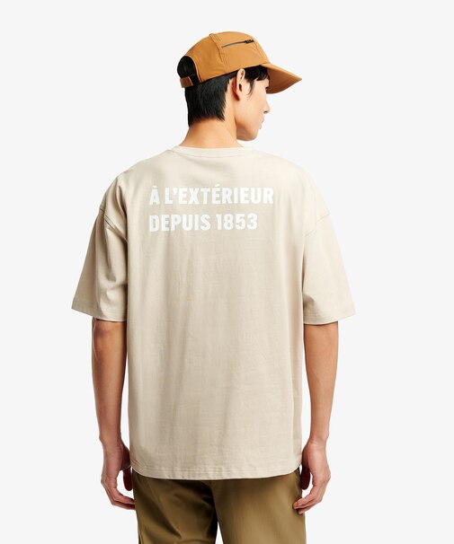 AIGLE オーバーサイズバックプリントロゴ 半袖Tシャツ