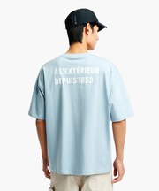 AIGLE オーバーサイズバックプリントロゴ 半袖Tシャツ