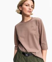 プライムフレックス DFT UVC 3/4スリーブ ワンポイントロゴ刺繍 7分袖Tシャツ