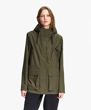 透湿防水 フラップポケット フィッシュテールジャケット