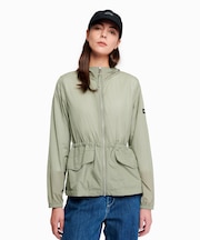 超軽量 撥水 UVカット フーディショートジャケット