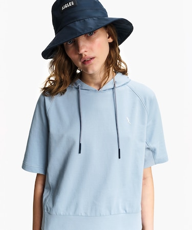 UVカット フレンチテリースウェットフーディ