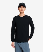 UVカット ワッフル ロングスリーブ Tシャツ