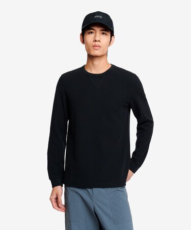 UVカット ワッフル ロングスリーブ Tシャツ