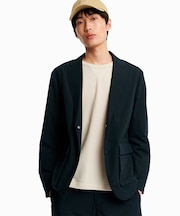 撥水 UVカット サマーブレザー シェルジャケット / テーラードジャケット