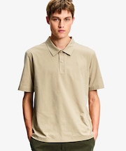 吸水速乾 UVカット ワンポイントロゴ ピケポロシャツ