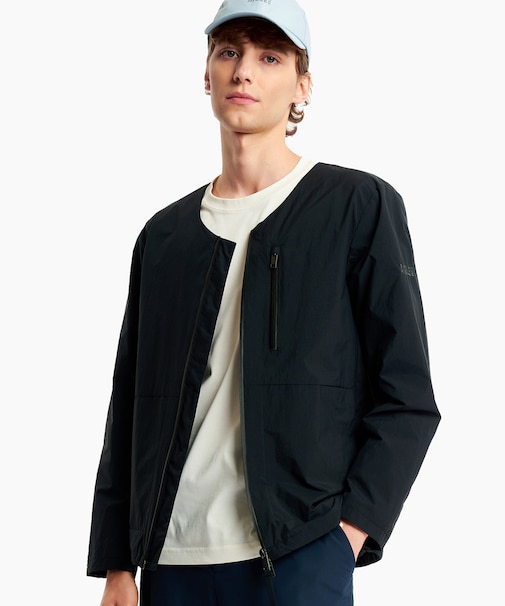 撥水 ノーカラージャケット