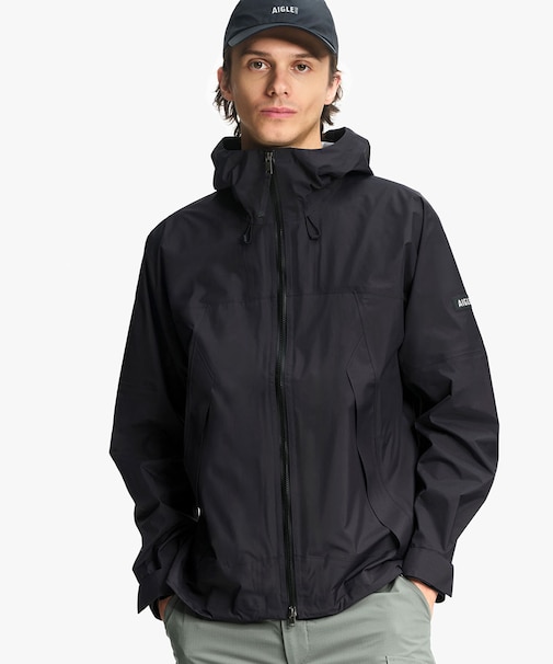 3レイヤーフーデッドジャケット