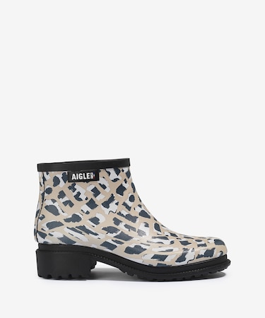 フルフィール ロー プリント ラバーブーツ