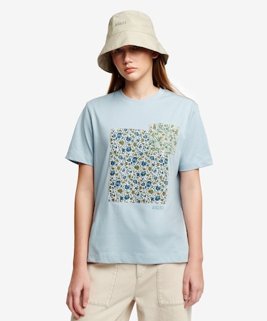 【LIBERTY】抗菌防臭 吸水速乾 パッチワーク半袖Tシャツ