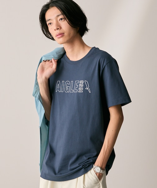 オーガニックコットン ロゴプリント 半袖Tシャツ / ユニセックス