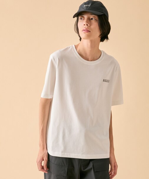 吸水速乾 ロゴプリント半袖Tシャツ