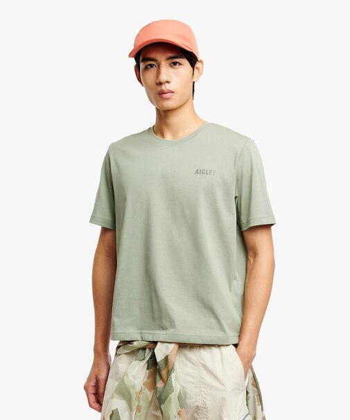 吸水速乾 ロゴプリント半袖Tシャツ