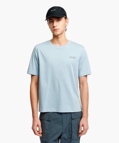 吸水速乾 ロゴプリント半袖Tシャツ