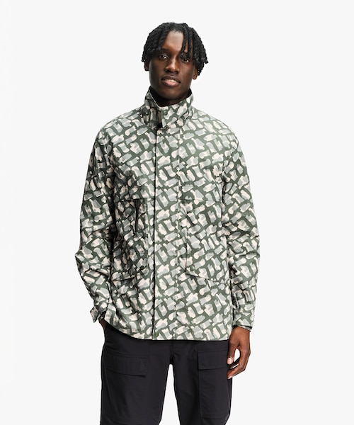 撥水 カモフラージュ テックジャケット｜エーグルの通販｜&mall