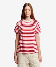 UVカット ピマコットン マリニエールボーダー半袖Tシャツ