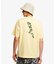 接触冷感 オーガニックコットン バックプリント半袖Tシャツ