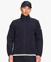 撥水 防風 ストレッチ ソフトシェル スタンドカラージャケット WARM