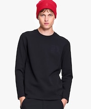 UVカット ワンポイント刺繍ロゴ オーガニックコットン ロングスリーブTシャツ