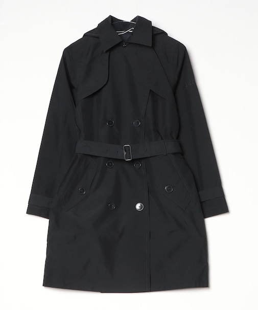 防水 防風 透湿 GORE-TEX ゴアテックス2レイヤー ミドル丈トレンチコート