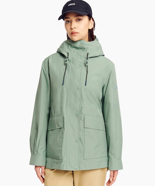 GORE-TEX ゴアテックス 防水 防風 透湿 2レイヤー フィッシュテールフーデッドジャケット