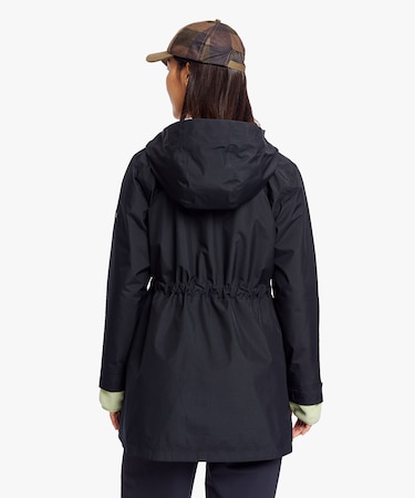 GORE-TEX ゴアテックス 防風 防水 透湿 2レイヤー サイドスリットフーデッドジャケット ウエスト調整可