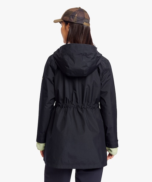 GORE-TEX ゴアテックス 防風 防水 透湿 2レイヤー サイドスリットフーデッドジャケット ウエスト調整可