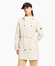 GORE-TEX ゴアテックス 防風 防水 透湿 2レイヤー サイドスリットフーデッドジャケット ウエスト調整可
