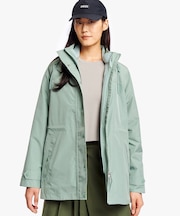 GORE-TEX ゴアテックス 防風 防水 透湿 2レイヤー アジャスタブルウエストフーデッドジャケット T-KIT フード着脱可