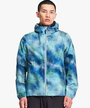 【RainPack】 透湿防水 レインパック プリント ショートジャケット