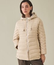 撥水 ミドル丈 グースダウンジャケット WARM