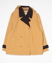 GORE-TEX ゴアテックス2レイヤー 防水 防風 透湿 リラックス ショートトレンチコート