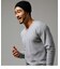 【MEN'S】ヘビーワッフルVネック長袖PO