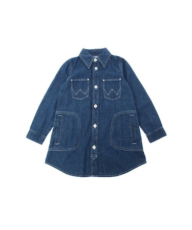 【KIDS】Wrangler×AZULデニムシャツワンピース