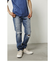 【MEN'S】膝クラッシュスリムデニム