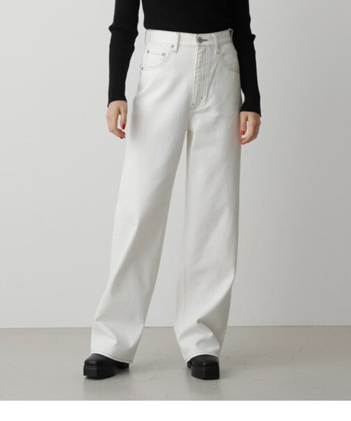 HIGH WAIST DENIM WIDE ３