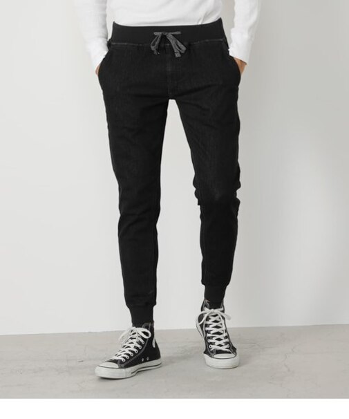 DOBBY DENIM SLIM JOGGER ２