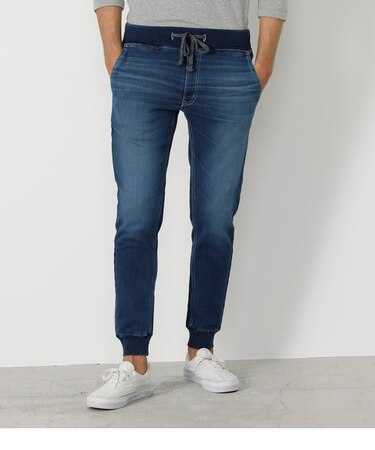 DOBBY DENIM SLIM JOGGER ２
