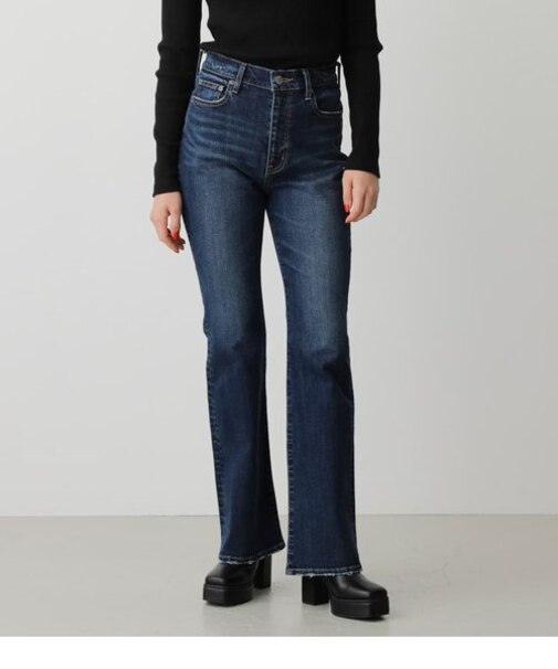 HIGH WAIST DENIM FLARE ２