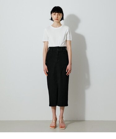 HIGH WAIST SLIT DENIM SK ２