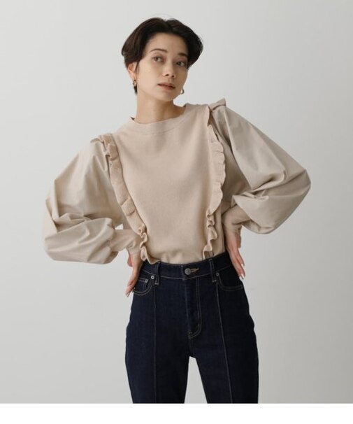 FRILL KNIT PULLOVER ２