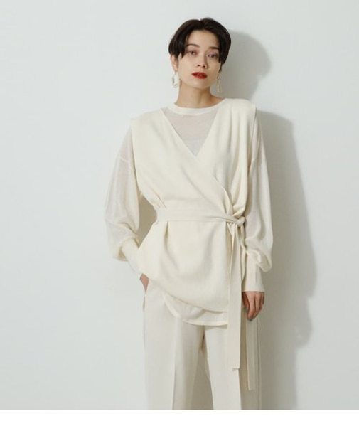 CACHECOEUR SET KNIT TOPS