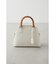 BAMBOO HANDLE HAND BAG