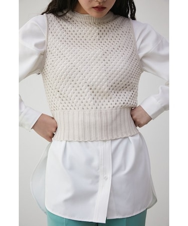 MESH KNIT VEST