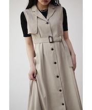 SINGLE FLAP GILET ONEPIECE