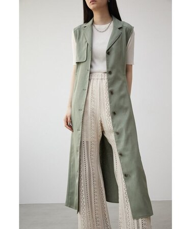 SINGLE FLAP GILET ONEPIECE