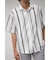 MULTI STRIPE CREPE WEAVE SHIRT